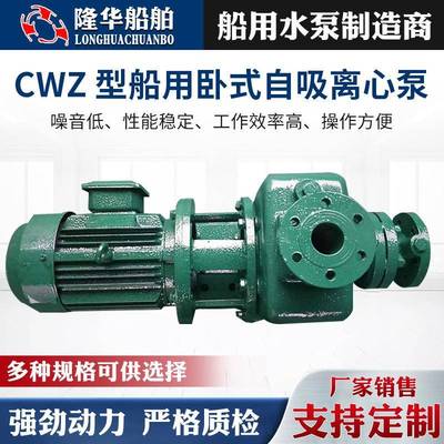 管道泵离心泵CWZ系列船用卧式自吸离心泵不锈钢泵水泵离心增压泵