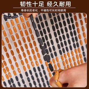 F塑料过道房门门帘防蚊珠帘卧室轨道夏天串珠室内门口