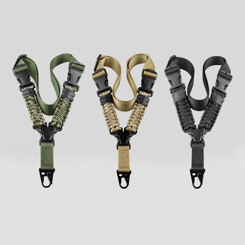 美式编织伞绳垂直单点绳枪绳背带