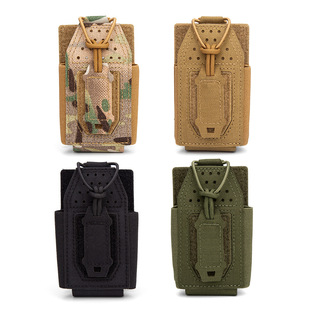 战术对讲机包molle挂包多功能腰包快拔套手机保护套小型电台包