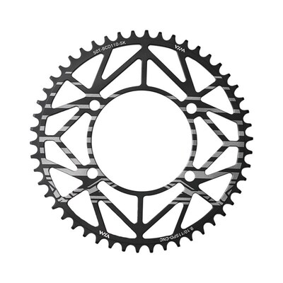 VXM公路车四爪110BCD-36T38T42T50T58T正负齿4孔盘片改装单速牙盘