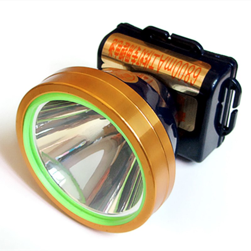 鑫神光50w锂电池强光头灯LED矿灯夜钓鱼灯头戴式防水充电手电筒