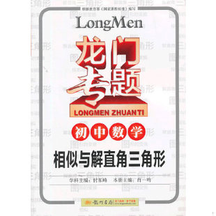 库存绝版书龙门专题·初中数学:相似与解直角三角形 9787508840987 付东峰编 龙门书局