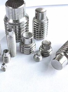 30紧定螺丝1545凸端米机样品粒圆柱M3内六角DI0端N9不锈钢410无头