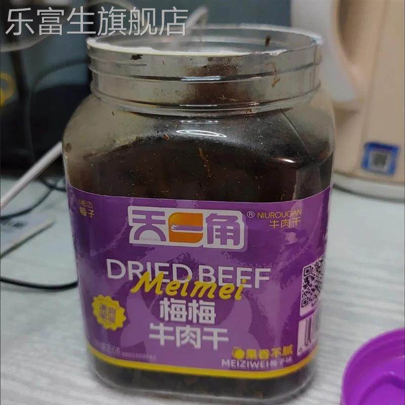 梅子牛肉干零食果汁牛肉即食官方旗舰店正宗温州特产牛肉片