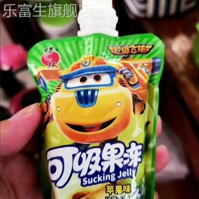 蜡笔小新超级飞侠联名吸吸果冻680g小包装水果味果冻儿童休闲零食