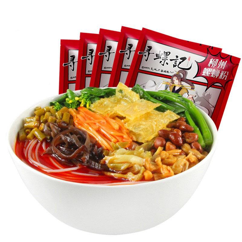 寻螺记螺狮粉3GQH2泡g0*5袋升级柳州版螺蛳粉螺丝粉米线面方便面