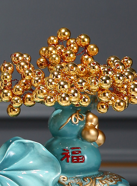 大象摆件一对客厅装饰品电视柜玄关新家创意金珠装饰工艺品招财