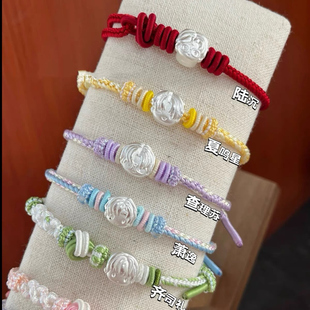 纯银999 光与夜之恋手链萧逸齐司礼陆沉查理苏手办调节送闺蜜礼物