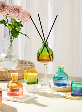 COSSY 花开物语系列香薰蜡烛无火香薰柑橘香氛室内除味空气清新