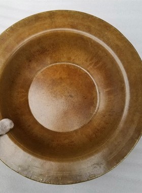 手工铜盆加厚黄铜盆古铜水盆洗脸盆洗脚盆炭火盆火供盆铜盆家用