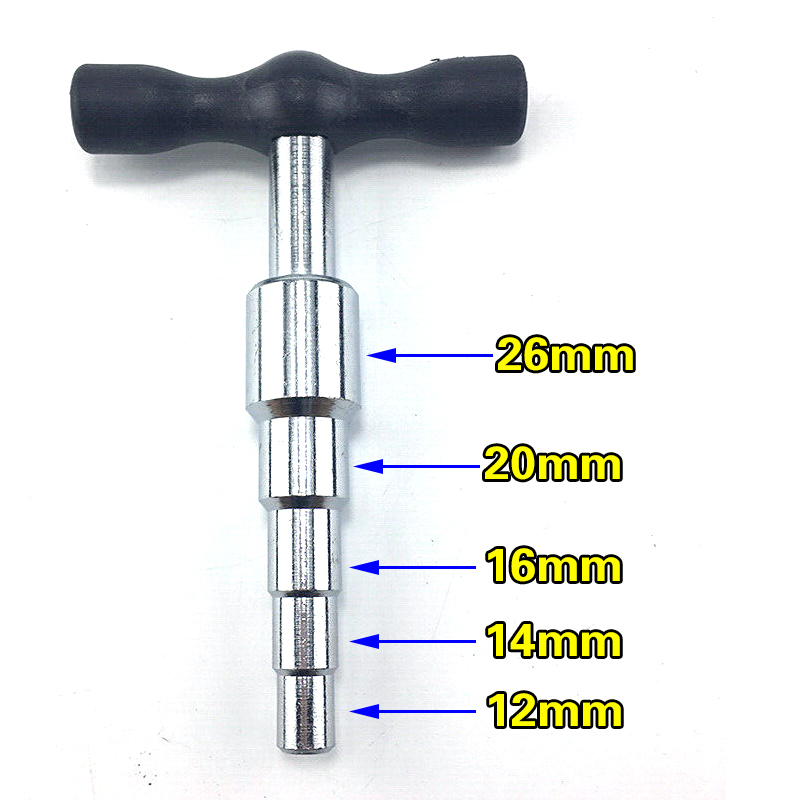 T型金属整圆器 铝塑复合管扩口器倒角器太阳能管地暖管整圆扩孔器