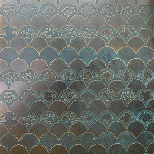 不锈钢蚀刻板青古铜黄古铜红古铜仿铜做旧镜面电镀蚀刻电梯装 饰