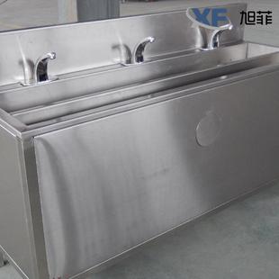 脚踏式 洗手池双人位食品厂用水槽不锈钢