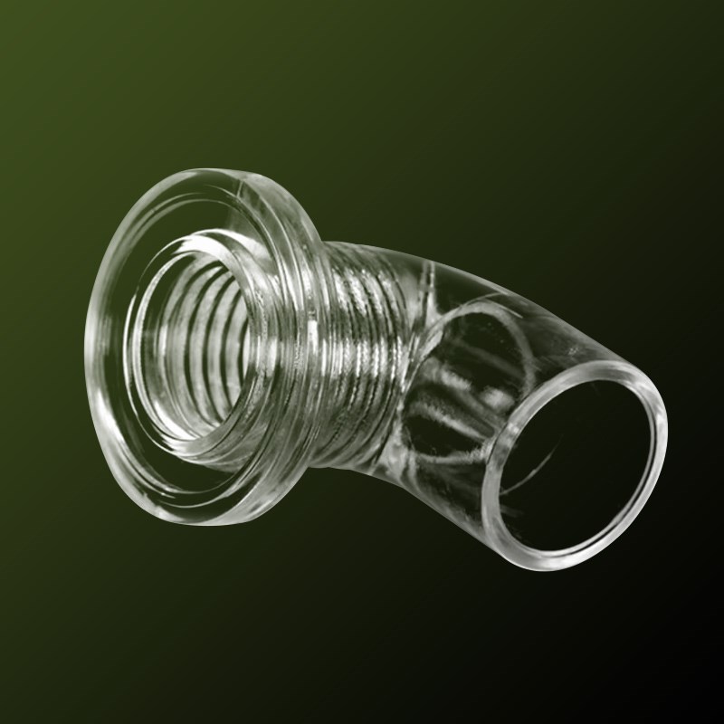 鱼缸上下水接头亚克力透明进出水管件夹玻璃穿孔溢流排水配件打孔