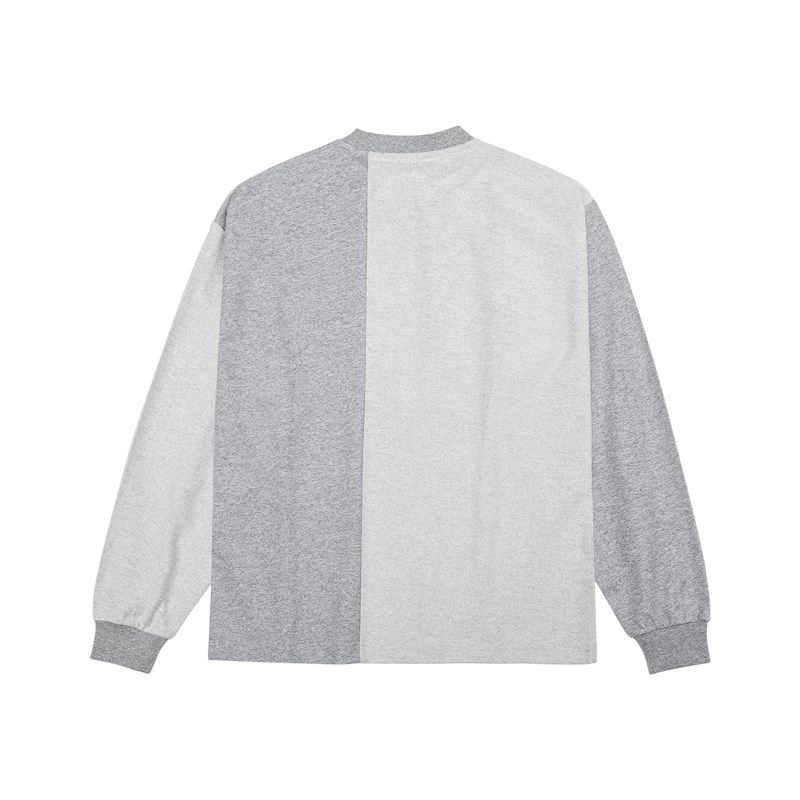 IDLT 廓形拼接口袋长袖T恤 落肩薄卫衣 新款宽松圆领休闲 男女 潮,男装,T恤,淘宝优惠券,粉丝福利购,淘宝优惠卷