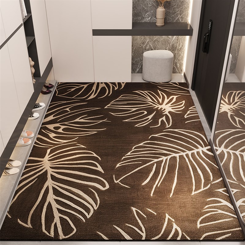 入户门地垫轻奢高级客厅地毯门垫进门垫子耐脏家用玄关脚垫可裁剪