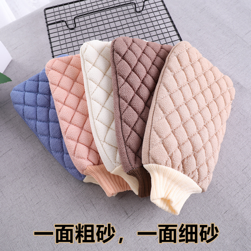 搓澡巾加厚强力双面磨砂搓泥家用男女士专用不上皮肤搓背绰洗澡巾