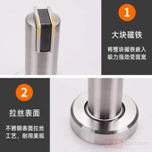 门吸打孔新款 304不锈钢强磁吸门器卫生间防撞门碰强力门挡器地吸