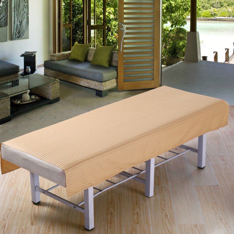 美容院床单 纯棉美体SPA足浴按摩全棉定做床罩开有洞口床单包邮