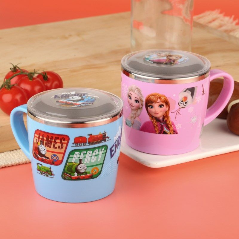 韩国儿童水杯家用不锈钢杯子喝水杯幼儿园宝宝敞口杯牛奶杯,婴童用品,儿童水杯,淘宝优惠券,粉丝福利购,淘宝优惠卷