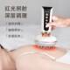 智能语音电动经络刷头皮减肚子燃腹部肥脂五行疏通按摩仪加热全身