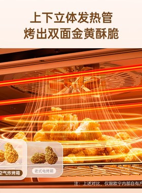 欧宁烤箱空气炸18L大容量家用可视炸锅多功能一体烤箱2024年新款