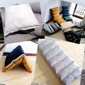 懒人沙发榻榻米地板阳台飘窗休闲折叠靠背宿舍放床上椅子躺着靠垫