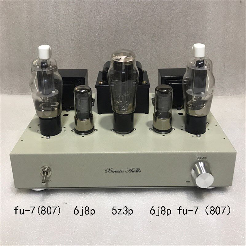 纯手工搭棚甲类单端fu-7胆机807电子管功放双声道扩音机 成品机
