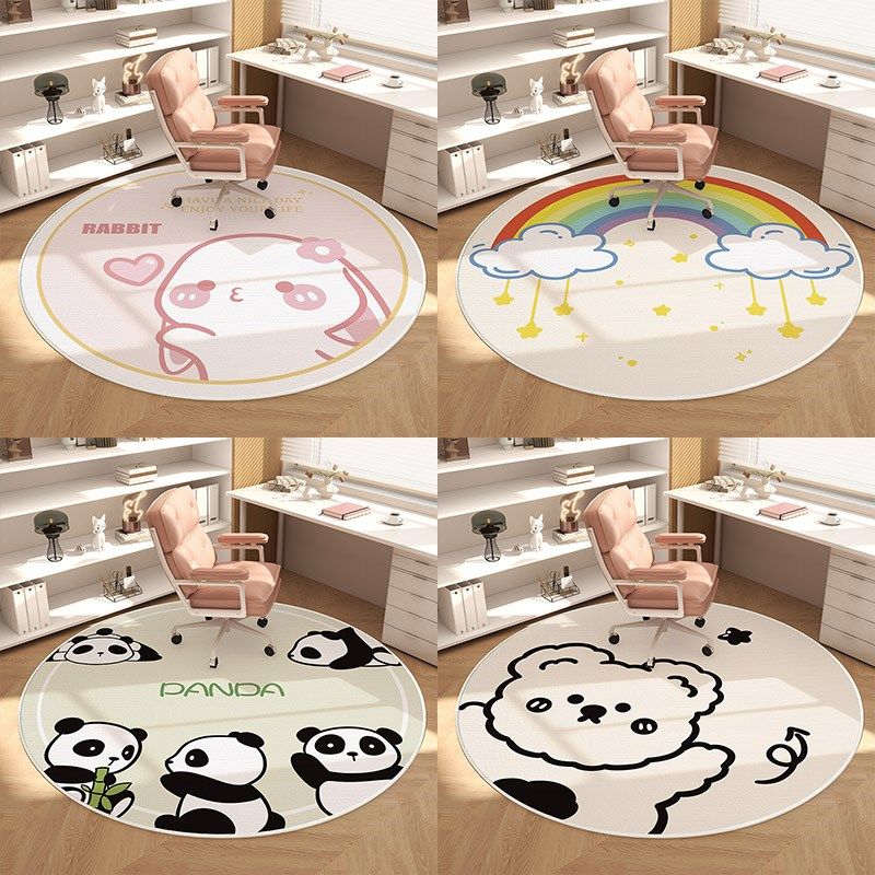 圆形地毯儿童房学习椅子书桌转椅垫子电脑椅摇摇椅书房阅读区地垫,居家布艺,转椅地垫,淘宝优惠券,粉丝福利购,淘宝优惠卷