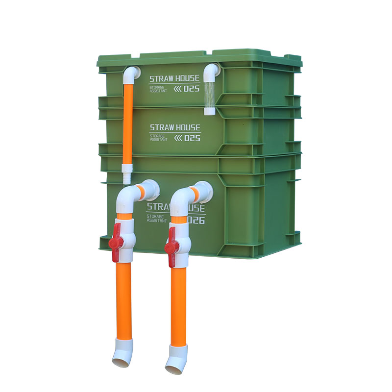 鱼缸过滤器周转箱过滤箱滴流过滤盒水循环系统家庭鱼池过滤器小型