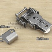 木箱重型锁扣 包邮 箱扣 箱包配件 工业搭扣 304不锈钢双弹簧搭扣