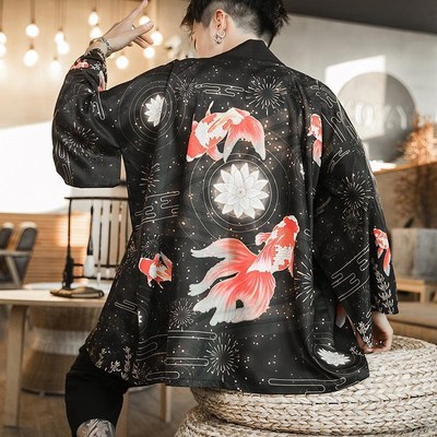 夏季中国风开衫道袍男女薄款防晒服加肥加大码宽松潮胖子风衣外套