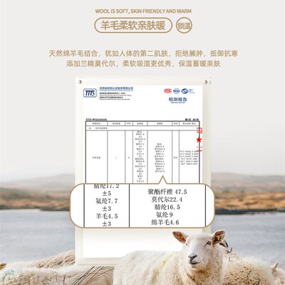 HZ羊毛裤袜女春秋款白色内搭裤女秋冬外穿秋季加绒保暖裤袜