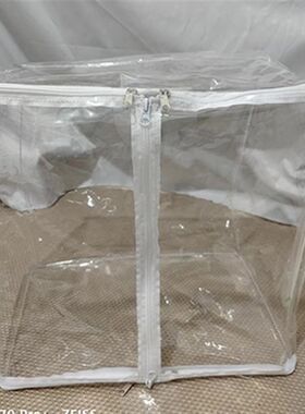 简易衣柜防尘罩透明定制鞋架书柜全包带拉链碗柜厨房置物架防油罩
