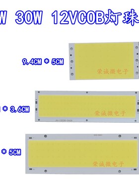 LED面发光COB光源 30W灯板 汽车日行灯 20W集成大功率灯珠 12V