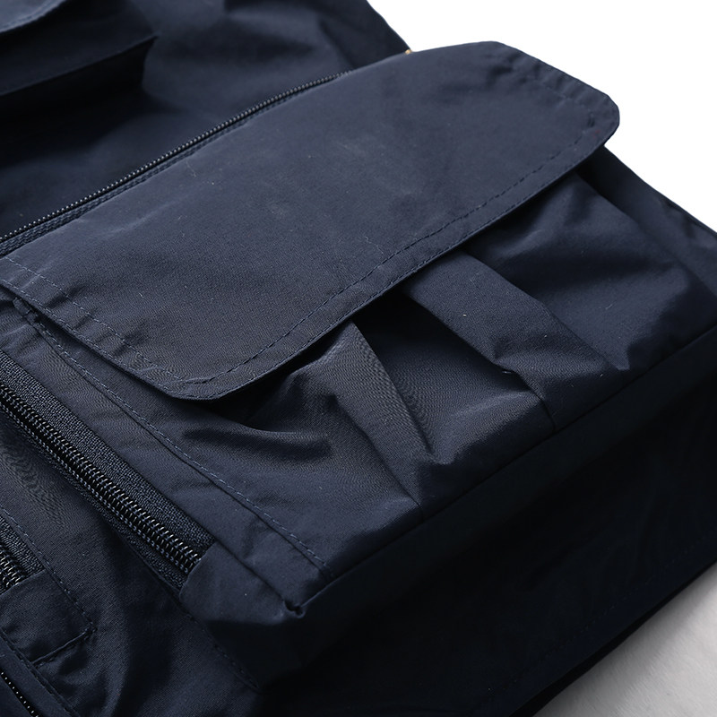 柏承马甲男士夏季薄款背心中年多兜马夹多口袋钓鱼记者摄影师外套