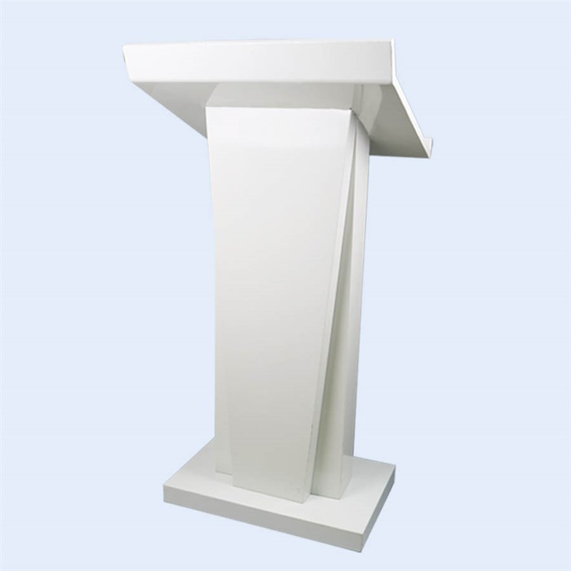高档白色餐厅讲台演讲台售楼部迎宾台酒店接待台咨客台发言台