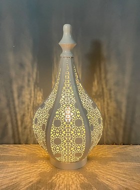 新卧室灯气氛装饰家居照明爱迪生古董灯泡铁欧式台灯简单摆件