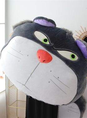【包邮】卡通猫咪抱枕两用空调被沙发靠垫办公室午睡毯子汽车被子