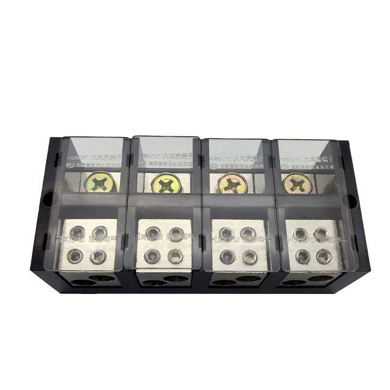 超大功率接线盒四进八出三相四线电线分线器大电流接线端子母线排