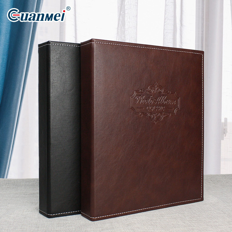 复古皮面手工插页式相册6R8寸200张家庭宝宝儿童成长记录相簿影集