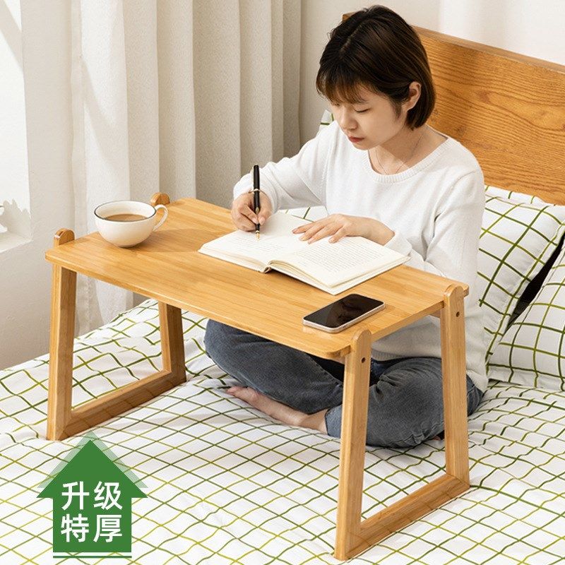 床上懒人电脑桌学习书桌加高多功能笔记本写字桌宿舍小桌子