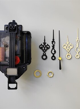 12888摇摆机芯扫秒静音石英钟芯配件挂钟走时摆动一体钟表带指针