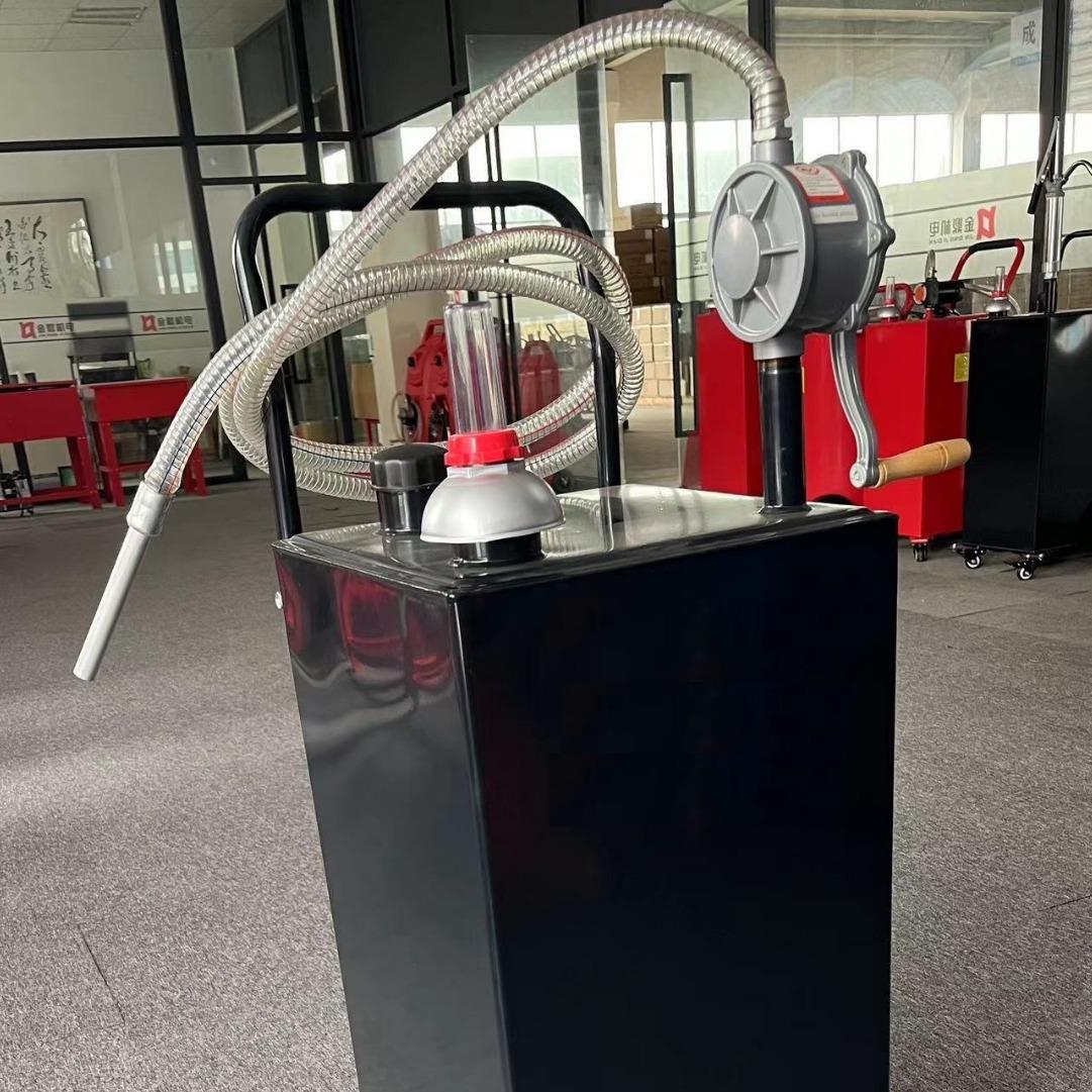 加油机储油罐汽油柴油手摇泵泵30加仑114升JGC30铁脚掌万向