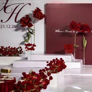 新款婚庆路引花槽花排底座花盒婚礼堂舞台花排花箱插花铁艺架子