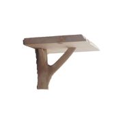 饰陈列架墙上置物架定制DIY 简约花架装 创意展示架 实木花盆架日式