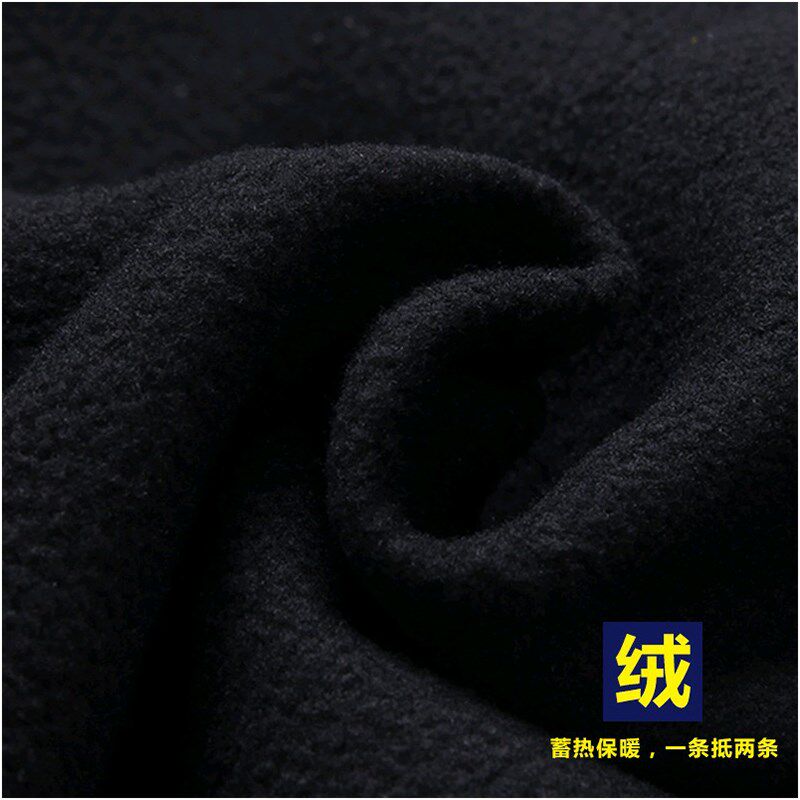 秋冬季中年男裤厚款爸爸裤子40-50岁中老年人宽松西裤休闲长裤子