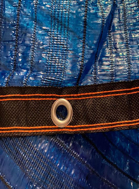 蓝色平针遮阳网防晒网加密遮荫游泳池幼儿园高端隔热彩色多肉阳台