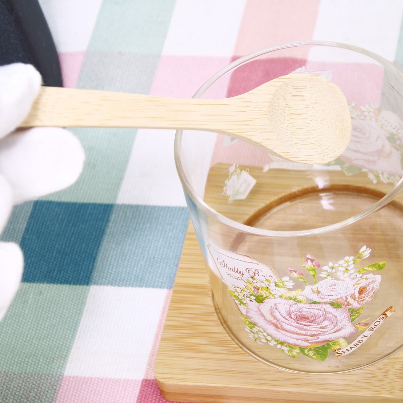 家用厨房高硼硅玻璃调味料理罐盒子组合套装盐糖味鸡精带勺子三件